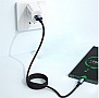 ���� ������ USB 2.0 AM to USB-C 0.5m 7A 100W black Essager (EXC7A-CGB01-P)