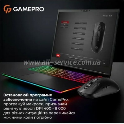 ����� GamePro Genesis Winner Wireless/Bluetooth/USB Black (GM079B)