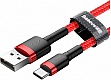 Дата кабель USB 2.0 AM to USB-C 0.5m 3A red Baseus (CATKLF-A09) Дата кабель USB 2.0 AM to USB-C 0.5m 3A red Baseus (CATKLF-A09)