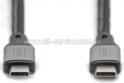 ���� ������ USB-C to USB-C 3.0m USB 4.0 black Digitus (DB-300443-030-S)