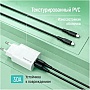 ���� ������ USB 2.0 AM to Micro 5P 1.0m 3A textured PVC black ColorWay (CW-CBUM094-BK)