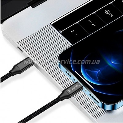 ���� ������ USB-C to USB-C 1.0m USB3.2 (20Gbps 4K PD100W) Gen2 5� black ColorWay (CW-CBPDCC062-BK)