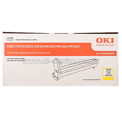  OKI C810/ 830/ MC860 YELLOW (44064009)