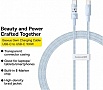 Дата кабель USB-C to USB-C 1.0m 100W blue Baseus (1167203) Дата кабель USB-C to USB-C 1.0m 100W blue Baseus (1167203)