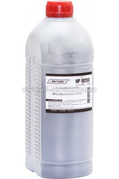 Тонер IPM HP LJ Pro M203/ M227/ M230 бутль 360г (TDH128-360) Тонер IPM HP LJ Pro M203/ M227/ M230 бутль 360г (TDH128-360)