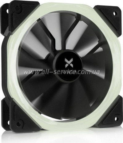 Кулер для корпуса Vinga LED fan-01 white Кулер для корпуса Vinga LED fan-01 white