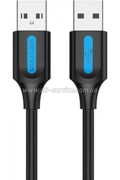 ���� ������ USB 2.0 AM/AM 1.0m black Vention (COJBF)