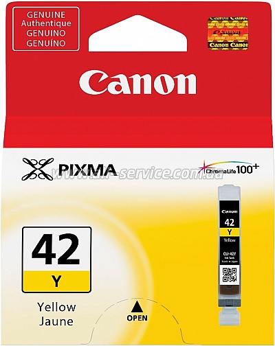 Картридж Canon CLI-42 PIXMA PRO-100 Yellow (6387B001) Картридж Canon CLI-42 PIXMA PRO-100 Yellow (6387B001)