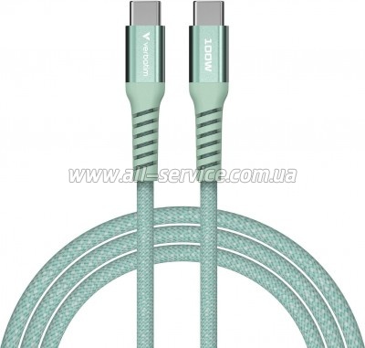 ���� ������ USB-C to USB-C 1.2m Magnetic 100W green Verbatim (31855)