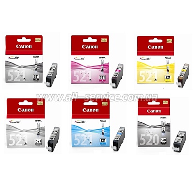  Canon CLI-521Y (Yellow) MP540/ MP630 (2936B004)