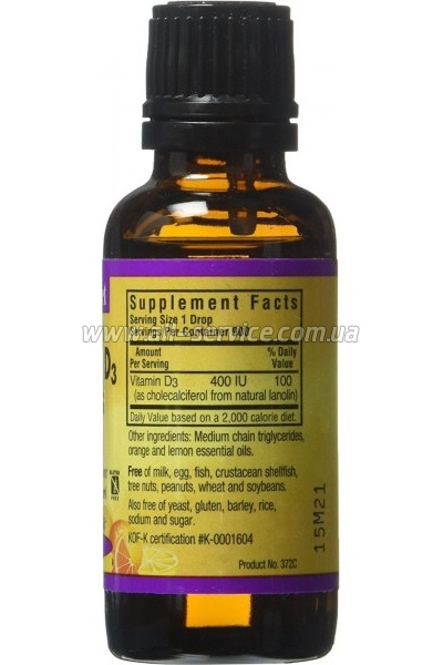  Bluebonnet Nutrition   D3 400IU,  , 30  (BLB-00372)