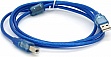 ������ ��� �������� USB 2.0 AM/BM 1.5m ferrite blue Ritar (YT-AM/BM-1.5TBL)