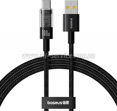 ���� ������ USB 2.0 AM to USB-C 1.0m 100W 20V/ 5A Baseus (P10373002111-00)