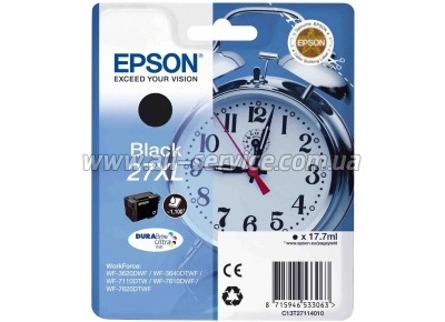 Картридж Epson WF-7620 black XL (C13T27114020) Картридж Epson WF-7620 black XL (C13T27114020)