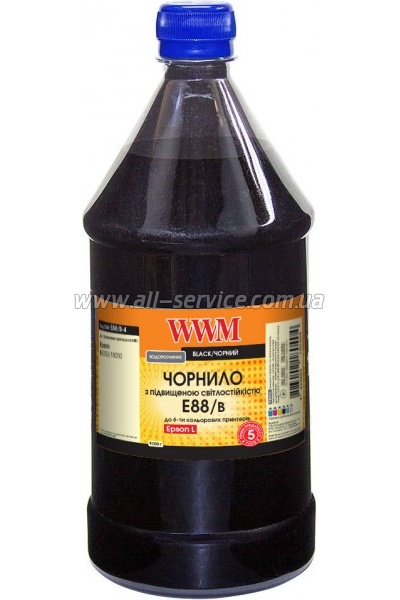  WWM Epson 108/ Epson L8050/ L18050 1000 Black (E88/B-4)