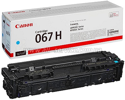 Картридж Canon 067H Canon MF651Cw/ MF655Cdw/ MF657Cdw/ LBP631Cw/ LBP633Cdw Cyan (5105C002) Картридж Canon 067H Canon MF651Cw/ MF655Cdw/ MF657Cdw/ LBP631Cw/ LBP633Cdw Cyan (5105C002)