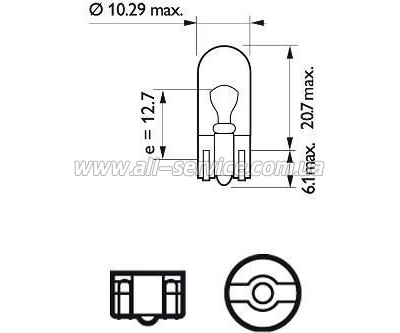  Philips 5W (12961 LLECO B2)