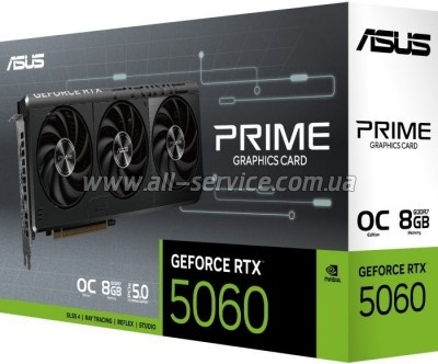  ASUS GeForce RTX5060 8Gb PRIME OC (PRIME-RTX5060-O8G)
