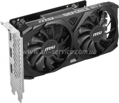  MSI GeForce RTX3050 6Gb VENTUS 2X E OC (RTX 3050 VENTUS 2X E 6G OC)