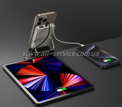 ������� ������������� Vinga 10000 mAh PD 22.5W (VPBB1022WL)