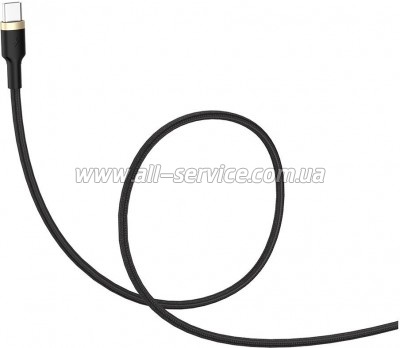 ���� ������ USB 2.0 AM to USB-C 1.0m spiral black ColorWay (CW-CBUC051-BK)