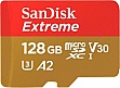   SanDisk 128GB microSD class 10 UHS-I U3 Extreme (SDSQXAA-128G-GN6MA)