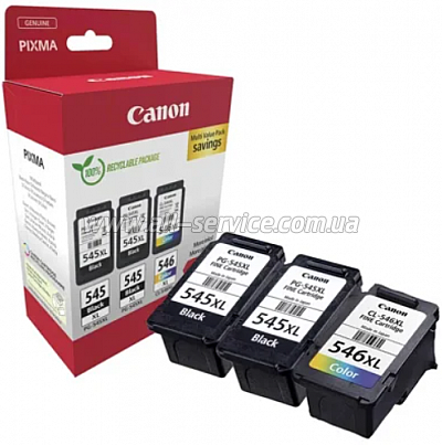   Canon PG-445 + CL-446 XXL Black/ Black/ Color (8286B013)