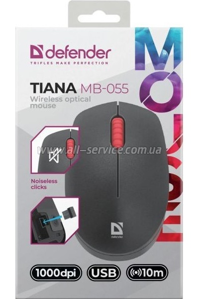  Defender Tiana MB-055 Wireless Black (52055)