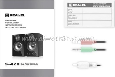   REAL-EL S-420 Black (EL121200011)