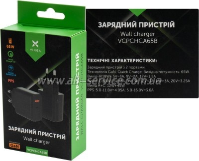   Vinga GaN 65W (VCPCHCA65B)