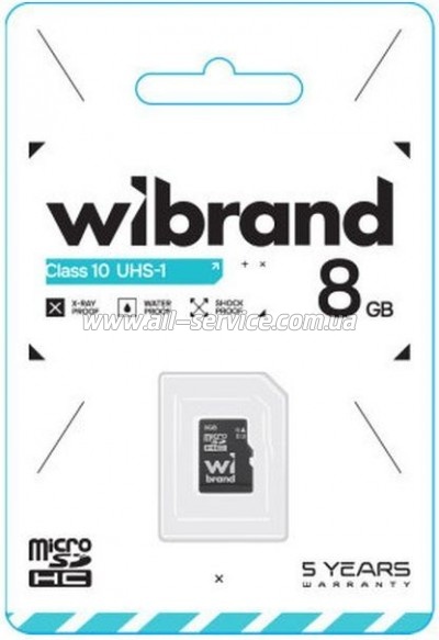   Wibrand 8GB mictoSD class 10 (WICDHC10/8GB)