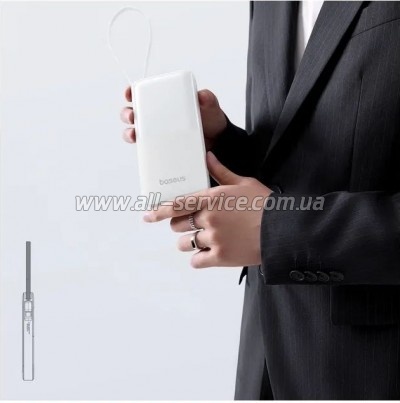   Baseus Bipow 2 Digital Display 10000mAh 20W White (P10077101213-00)