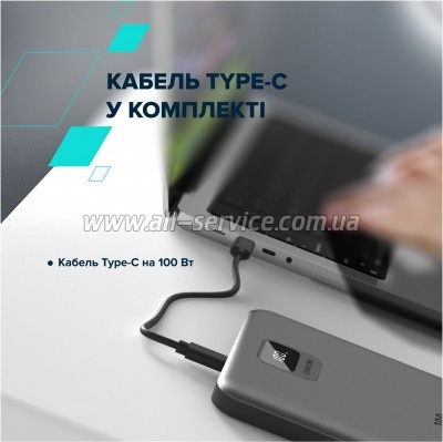   Canyon PB-2008 20000mAh PD/100W Q.C/3.0 (CNE-CPB2008DG)