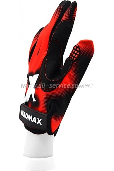    MadMax MXG-101 X Gloves Black/Grey/Red XL (MXG-101-RED_XL)