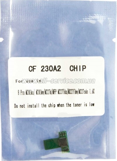 Чип WWM HP LJ Pro M203 / M227 (JYD-HCF230A2) Чип WWM HP LJ Pro M203 / M227 (JYD-HCF230A2)