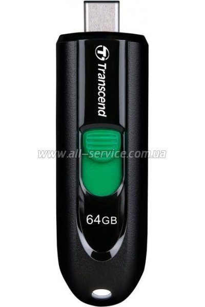  Transcend 64GB JetFlash 790C Black USB 3.1 Type-C (TS64GJF790C)