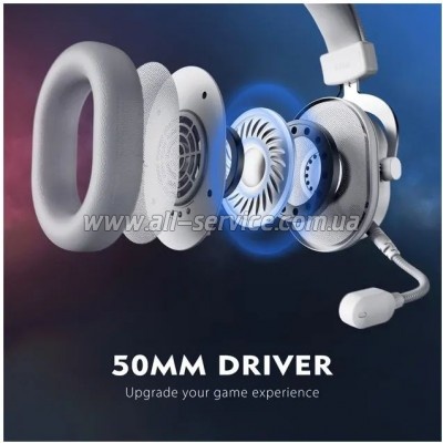 �������� Fifine H6 RGB 7.1 White (H6W)
