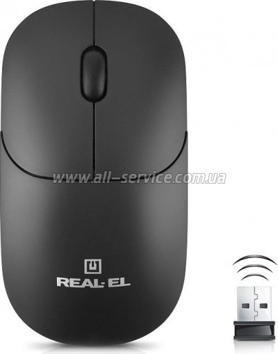  REAL-EL RM-313W Wireless Black (EL123200042)