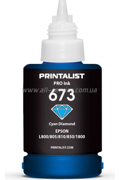  PRINTALIST 673 Epson L800 140 Cyan (PL673C)