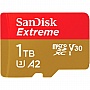   SanDisk 1TB microSD class 10 UHS-I U3 V30 Extreme (SDSQXAV-1T00-GN6MA)
