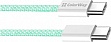 ���� ������ ColorWay USB-C to USB-C 1.0m 60W 3.0� green (CW-CBPDCC061-G)