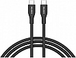 ���� ������ USB-C to USB-C 1.0m CC60SC10 60W Silicon Black Canyon (CNS-CC60SC10B)