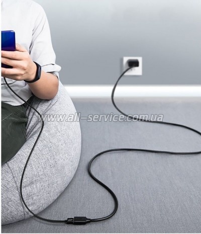 ���� ������ USB 3.0 AM/AF 3.0m US129 Black Ugreen (30127)