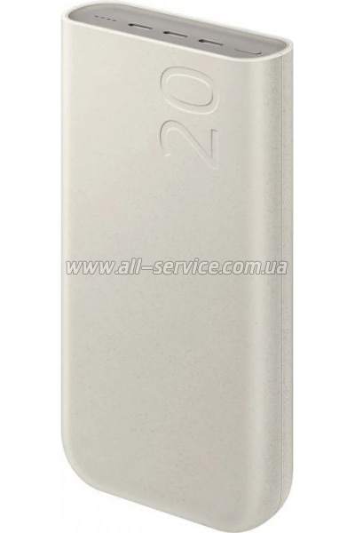   Samsung 20000mAh, SuperFastCharge2.0/45W, PD/3.0, PDO/PPS, Beige (EB-P4520XUEGEU)