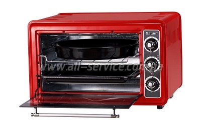 Электрическая печь Saturn ST-EC1075 Red Электрическая печь Saturn ST-EC1075 Red