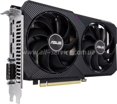  ASUS GeForce RTX3050 8Gb DUAL OC (DUAL-RTX3050-O8G-V2)