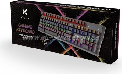  Vinga KBGM160 LED Outemu Blue USB Black (KBGM160 Black)