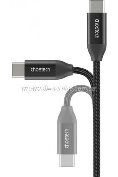 ���� ������ USB-C to USB-C 2.0m USB 3.1 Gen2 240W Choetech (XCC-1036)
