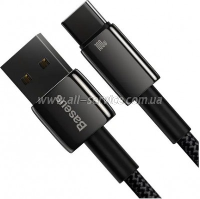 ���� ������ USB 2.0 AM to USB-C 1.0m 100W black Baseus (CAWJ000001)