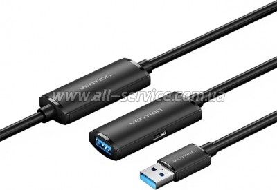 ���� ������ USB 3.0 AM/AF 5.0m Active black Vention (CBMBJ)